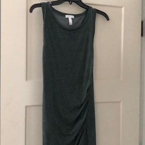 Heathered green tank dress